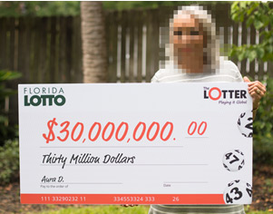 $30Millionen Florida Lotto Gewinnerin bei TheLotter